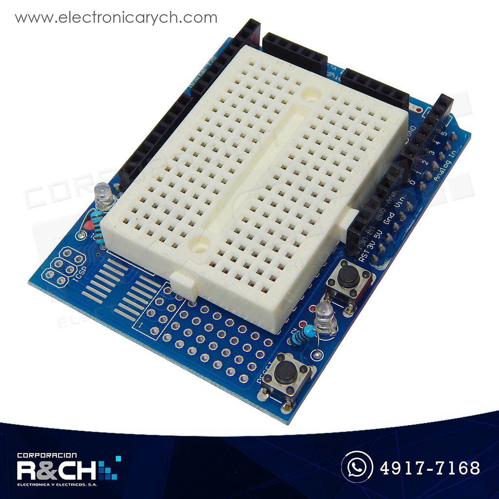 MD-170 Módulo shield expansión para Arduino con mini protoboard