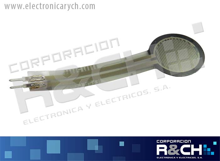 FRS402 sensor de fuerza resistivo 0.5" 100g a 10Kg R=1Mohm FSR402