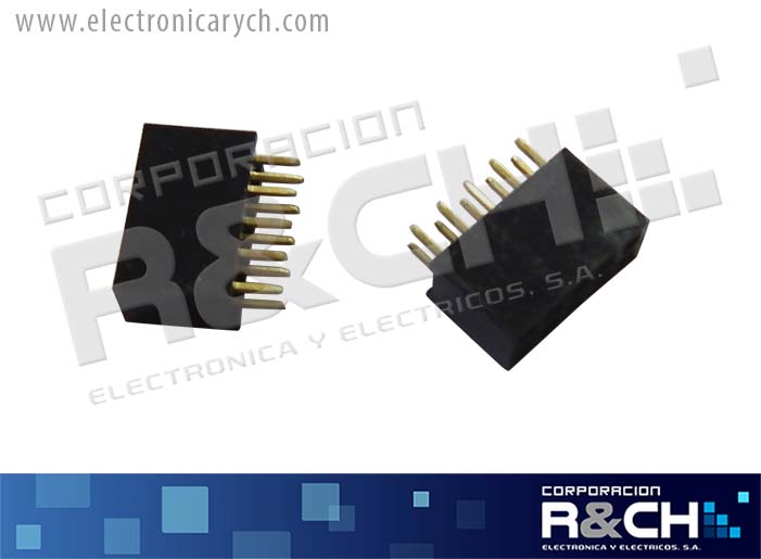 CN-IDC2X5F conector IDC doble 2x5 hembra
