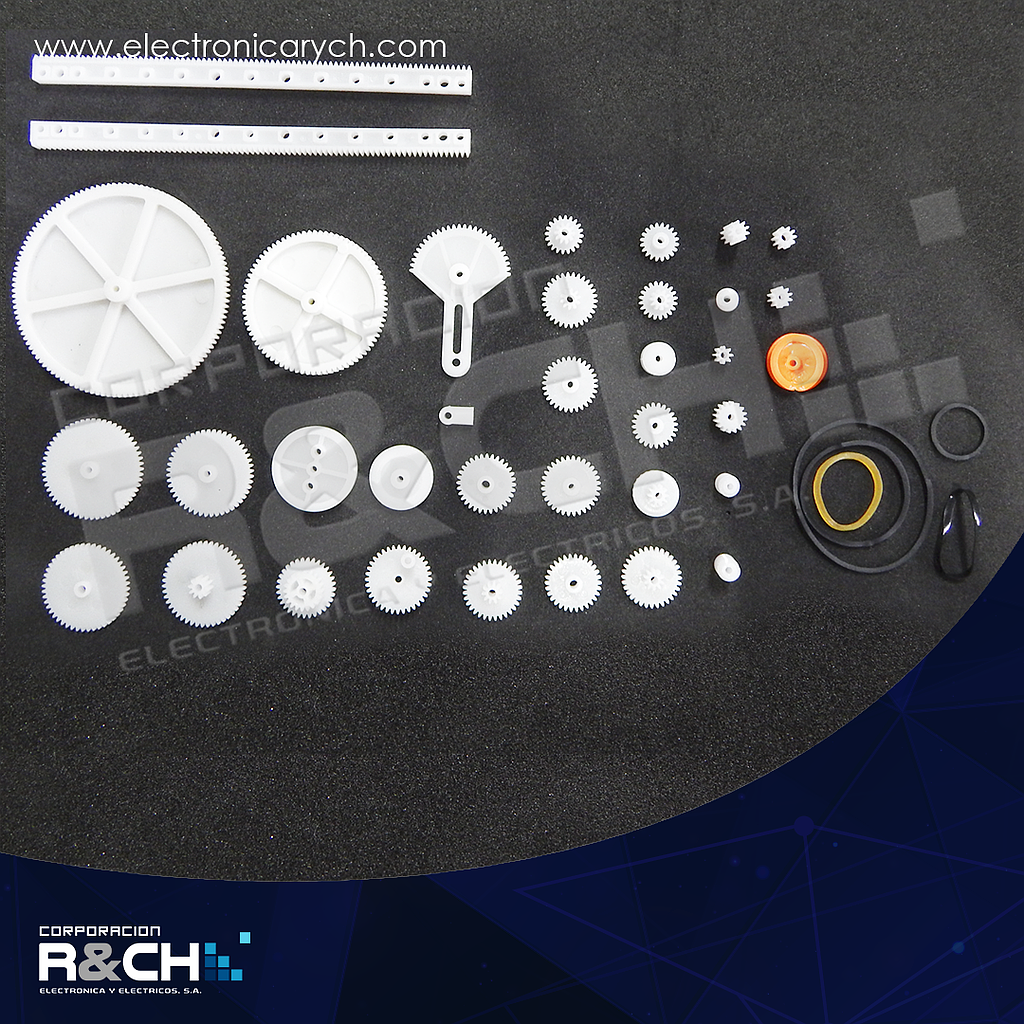 SET-56 set de 34 engranajes variados