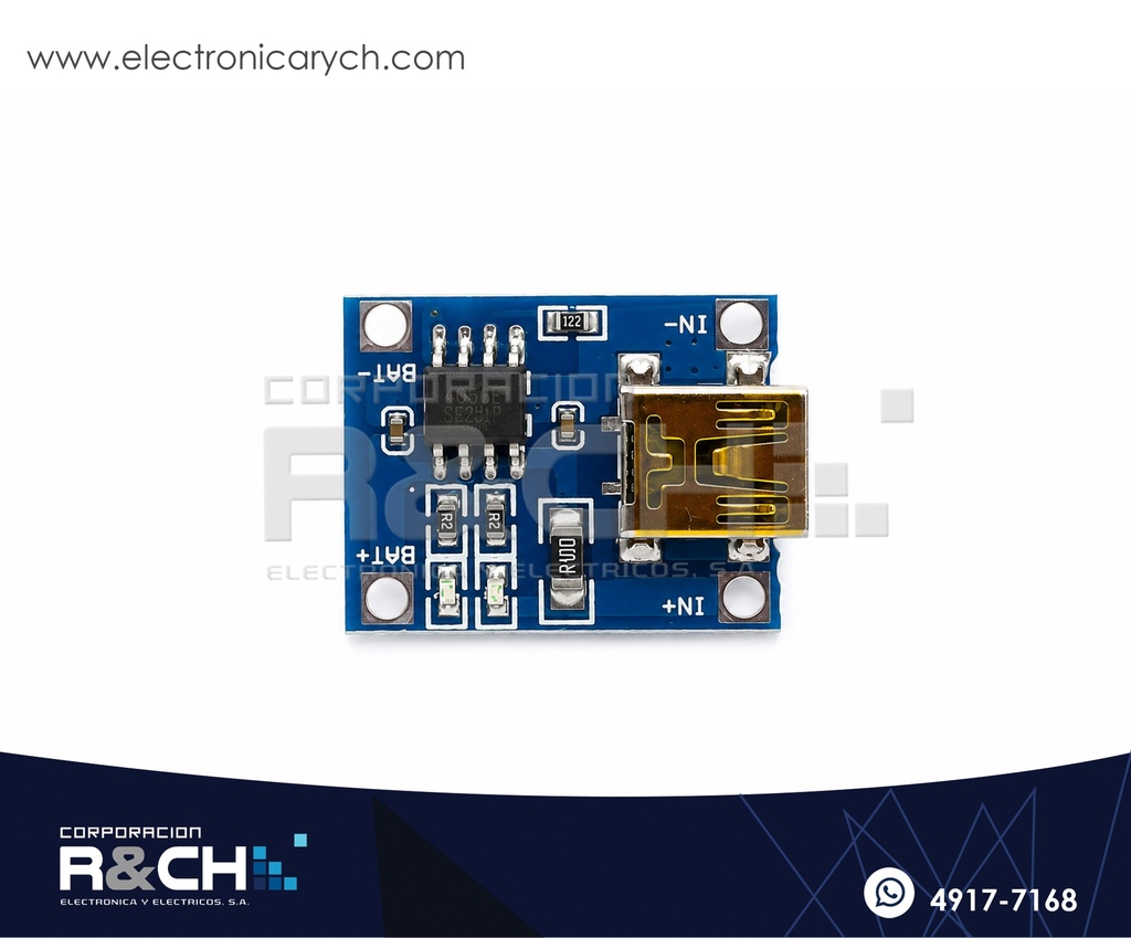 MD-TP4056 modulo cargador de bateria lithium DIY mini USB