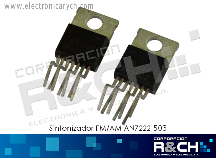 AN7222 sintonizador FM/AM AN7222