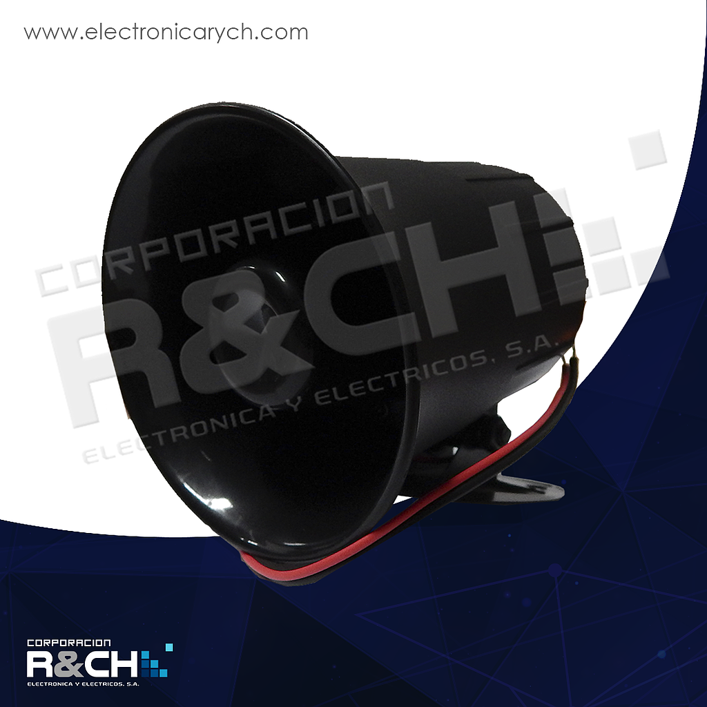 TDH-2040 sirena 6 tonos 30W hurricane power audio
