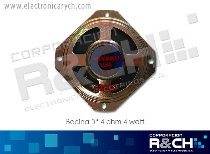 BC-SW27 bocina 3" 4 ohm 10 watt