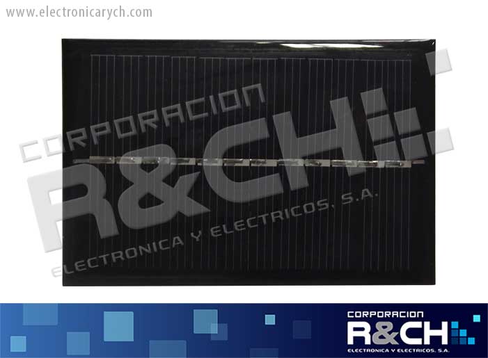 PS-6V6 panel solar 6V 0.6W 90x60mm 99mA polycrystalline