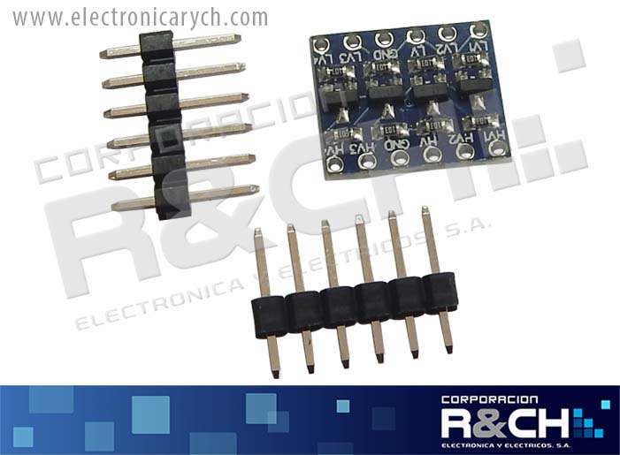MD-335 modulo convertidor logico bidireccional 5 a 3.3V 4 bits