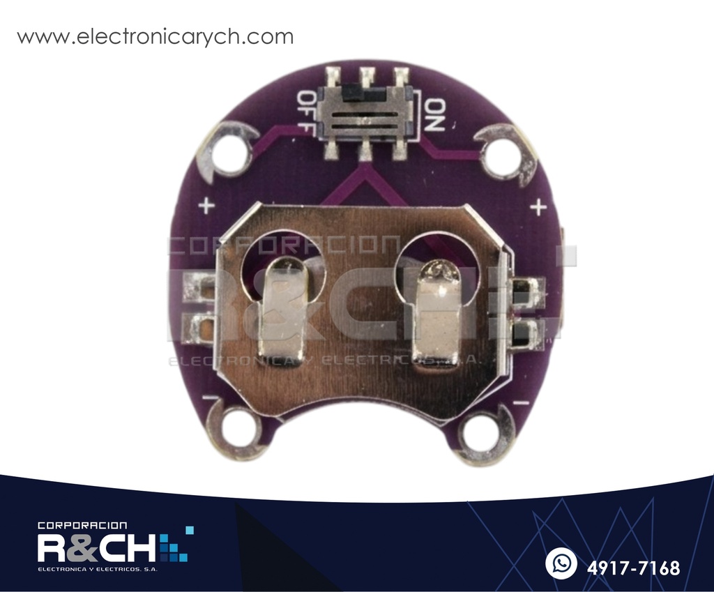 MD-CR2032 modulo porta bateria CR2032 para LyliPad arduino no incluye bateria