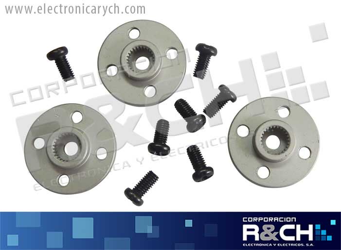 MT-D25 disco 25 dientes para servo  MG995 MG996  aluminio