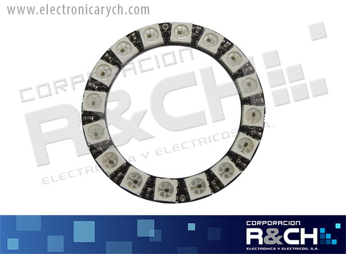MD-2812-16 modulo led RGB 5050 circular 16 leds mediana