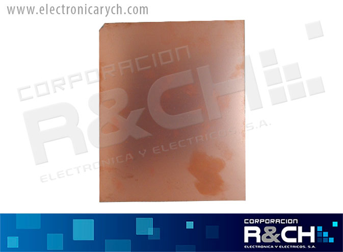 PC-C5D placa de cobre 6"x7" (17.3x15.5cm) doble cara baquelita aprox.