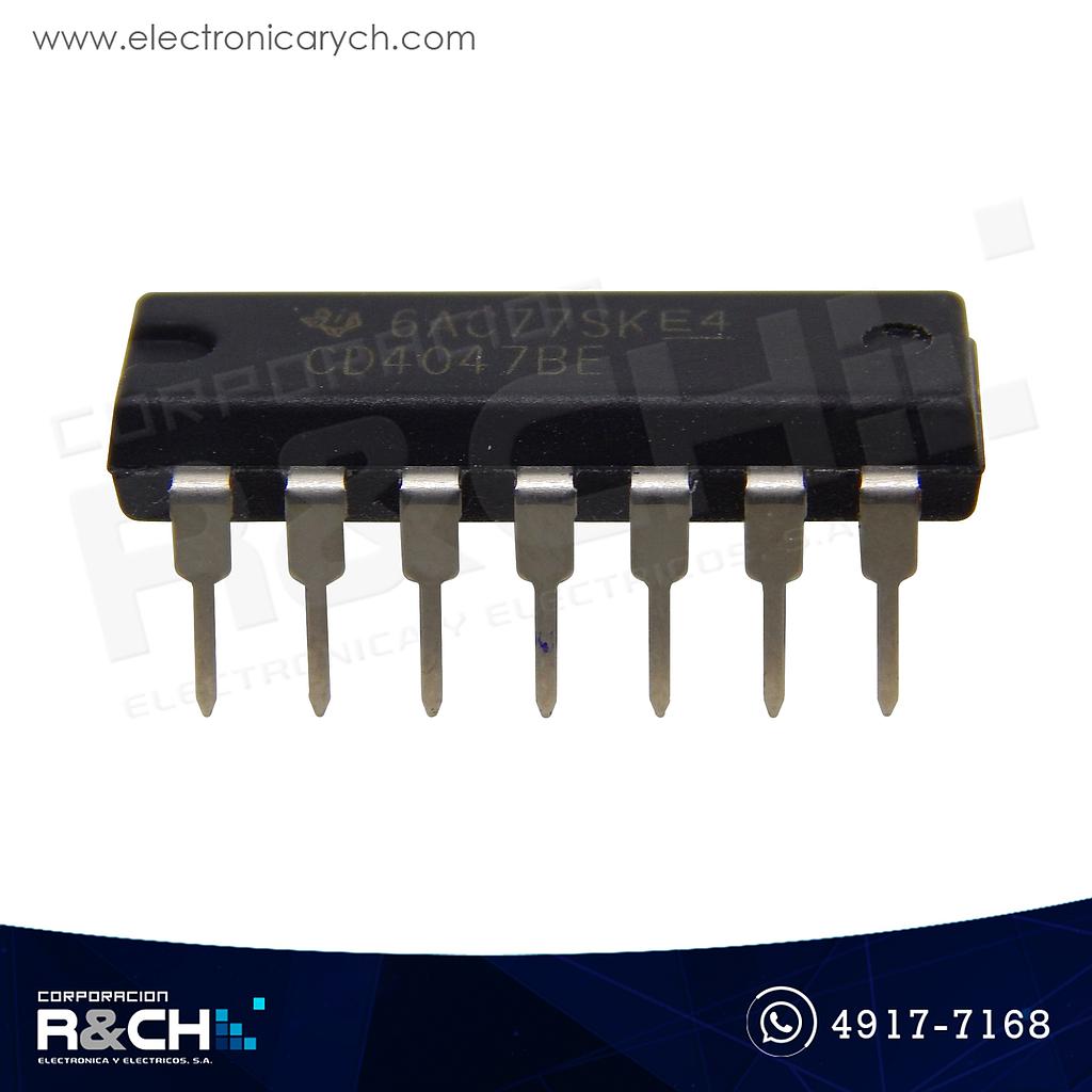 NTE4047B CMOS multivibrador HV