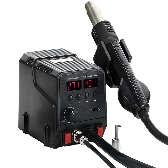 MIY-8922 Estacion de soldar y aire Caliente 2 en 1 SMD