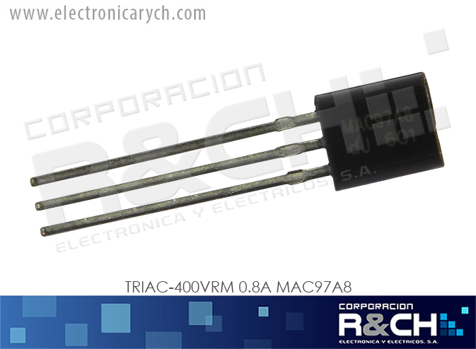 NTE5657 TRIAC-400VRM 0.8A MAC97A8