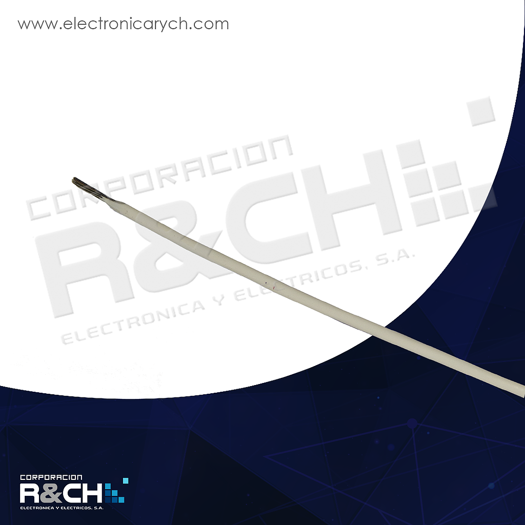 CB-20B cable 1 mt calibre 20 blanco estañado