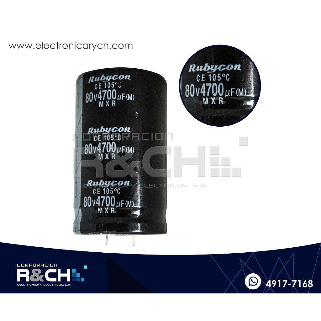 FE-4700U/80 filtro electrolitico 4700uF 80V para amplificador carro