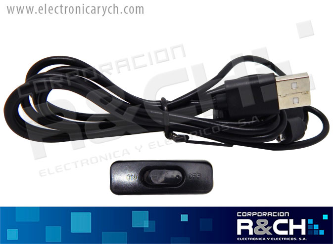 EX-293 extension micro USB con switch para alimentación Raspberry Pi