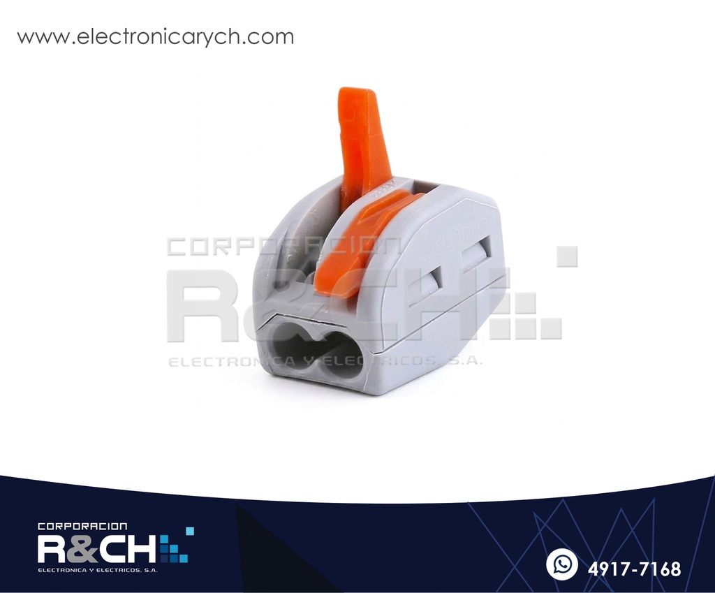 CN-W2 conector wago 2 vias