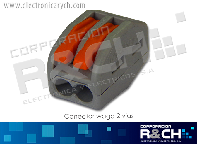 CN-W2 conector wago 2 vias