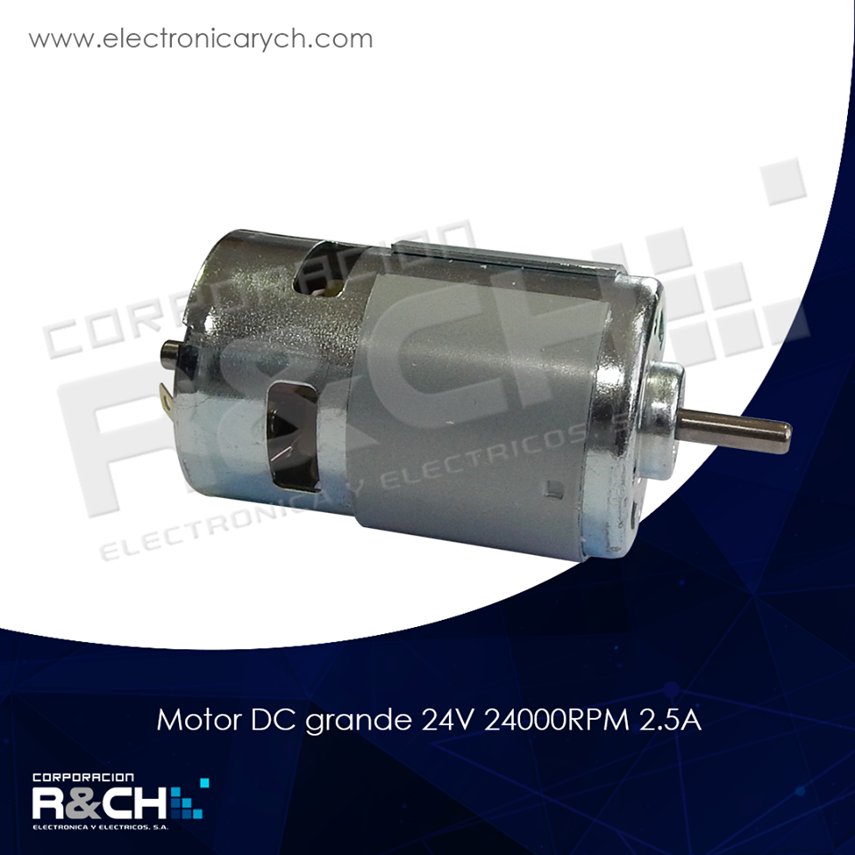MT-775 motor DC grande 24V 24000RPM 2.5A