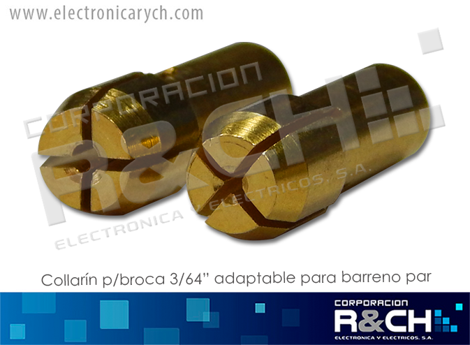 BC-1012 collarin p/ broca 3/64" adaptable para barreno par