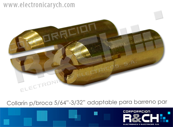 BC-2024 collarin p/ broca 5/64"-3/32" adaptable para barreno par
