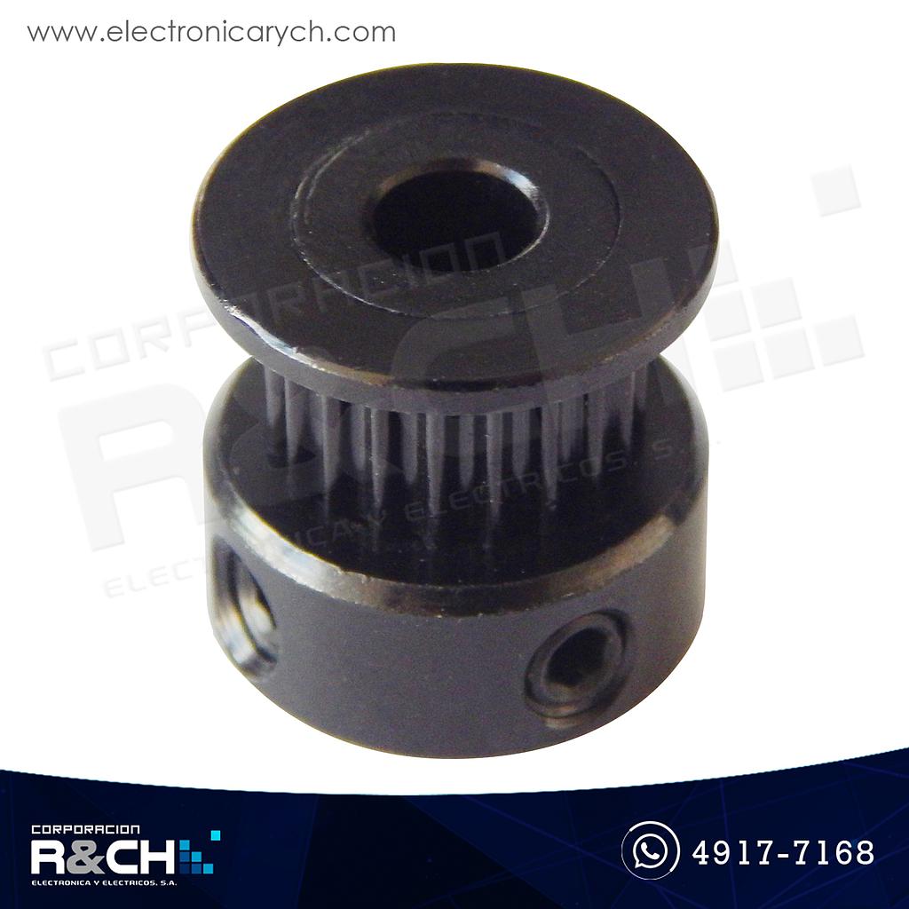 PL-707D Polea GT2 Dentada 20d diametro ext=16mm diametro int=5mm Banda 6mm