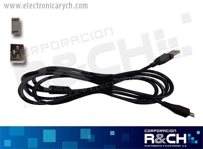 EX-MUSB2 extension micro a USB 2.0 negro 2m