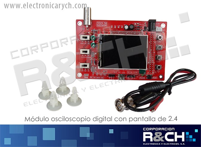 MD-DS0138 modulo osciloscopio digital con pantalla de 2.4"