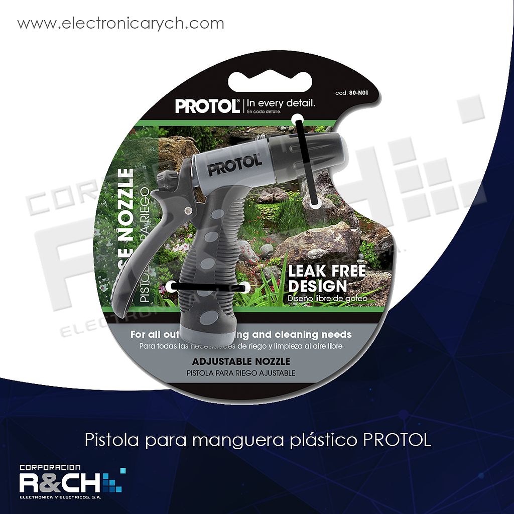HM-80-N01 pistola para manguera plastico PROTOL