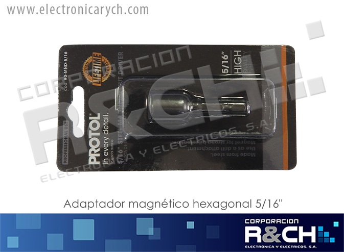 HM-90MND5/16 adaptador magnetico hexagonal 5/16"