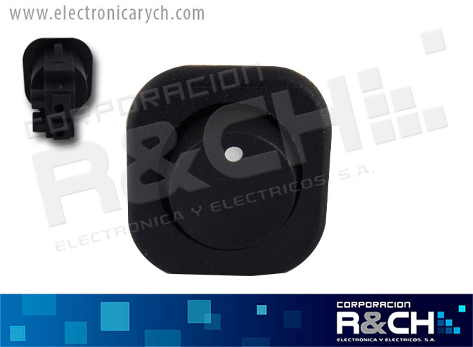 SW-NB84 switch 1P1T redondo negro 110V 10A con terminal tornillo