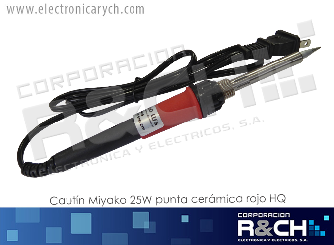 CT-74B425 cautin Miyako 25W  punta ceramica rojo HQ