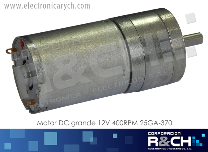 MT-370 motor DC grande 12V 400RPM 25GA-370