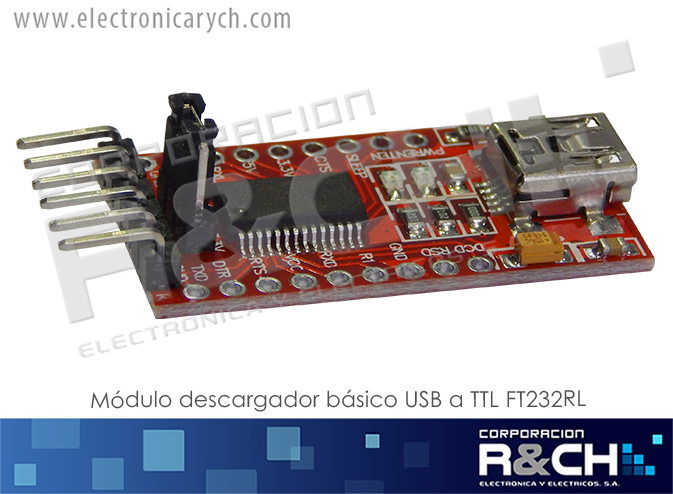 MD-FTDI232RL62 modulo basico USB a TTL FT232RL