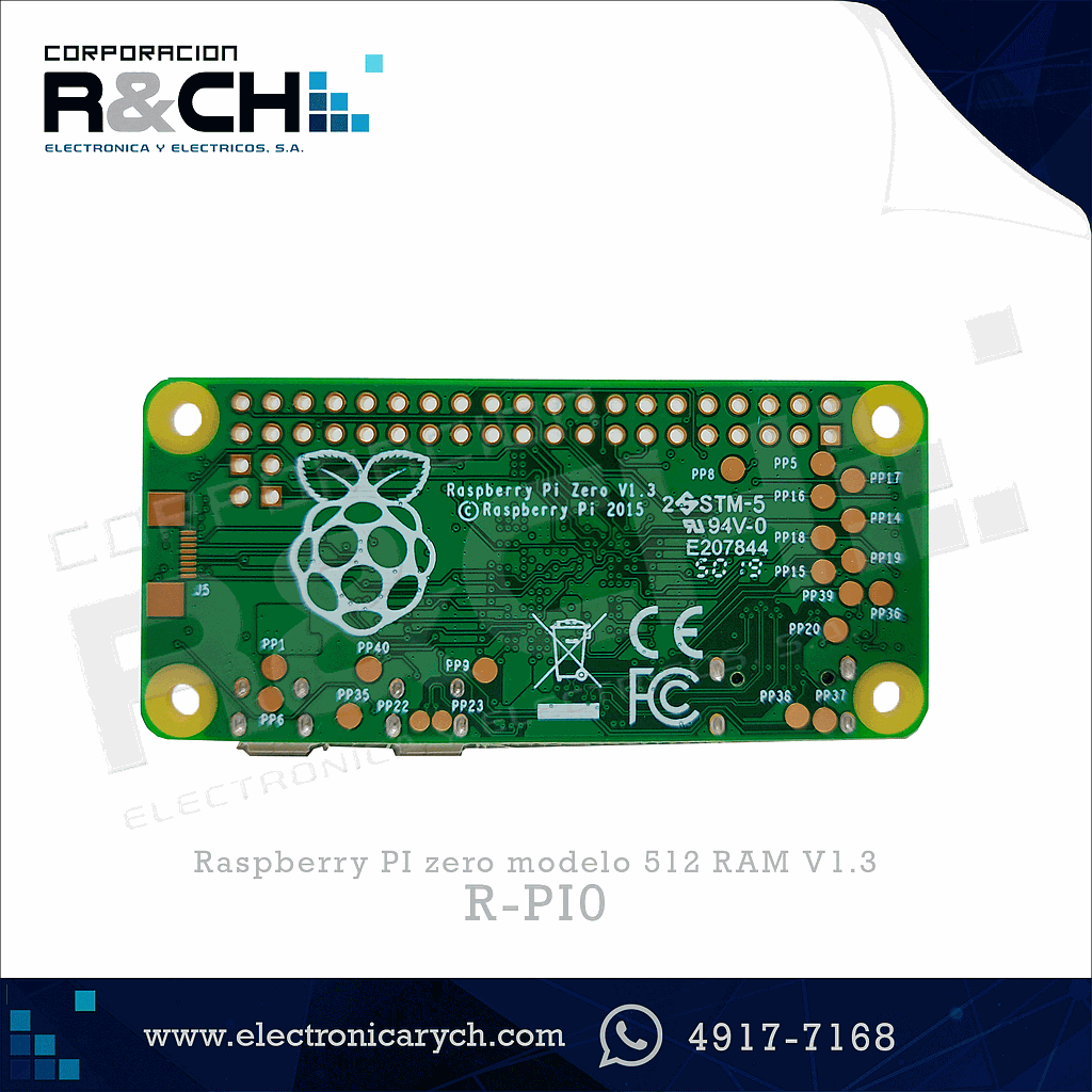 R-PI0 raspberry PI zero modelo 512 RAM V1.3