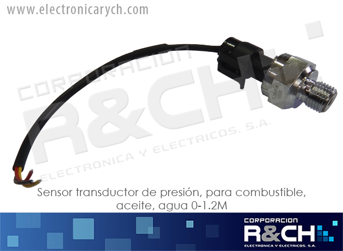 SEN-G1/4 sensor transductor  de presion, para combustible, aceite, agua 0-1.2M
