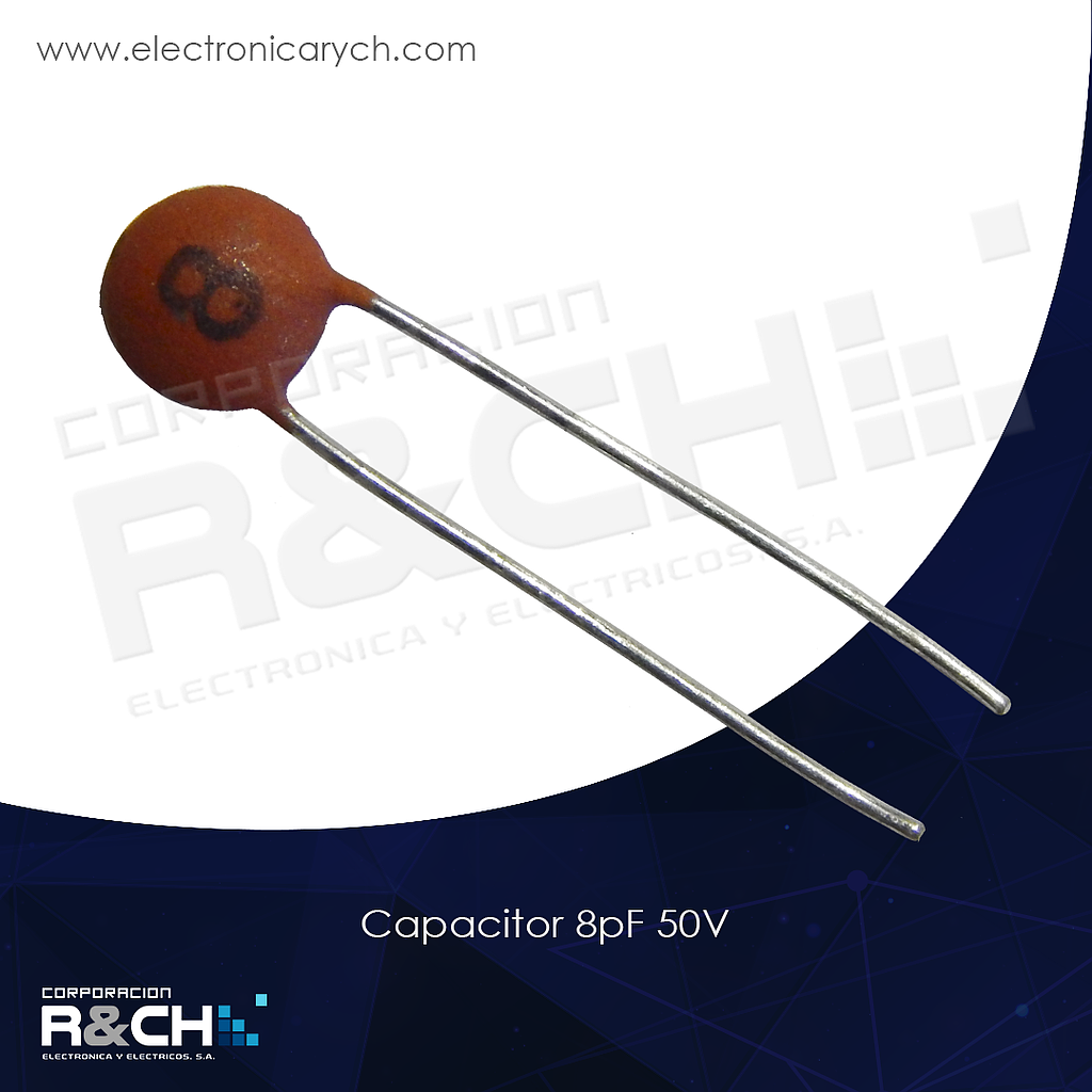 CC-8P/50 capacitor 8pF 50V