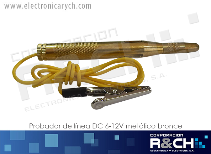 HM-85016 probador de linea DC 6-12V metalico bronce