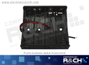 PR-B4XAAP porta bateria 4xAA horizontal