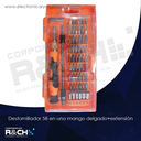 HM-8125 destornillador 58 en uno mango delgado+extension