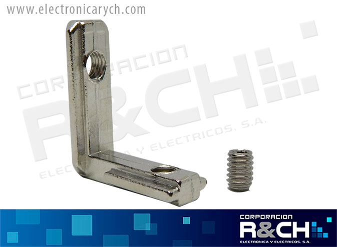 PF-444 Accesorio Angular Interno L Para Interconectar Perfil 2020 