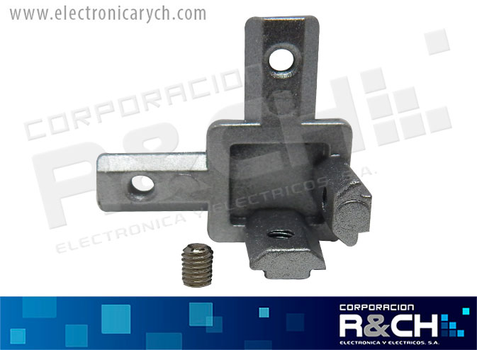 PF-447 accesorio 3 vías para conectar esquinas aluminio 2020, aleacion zinc