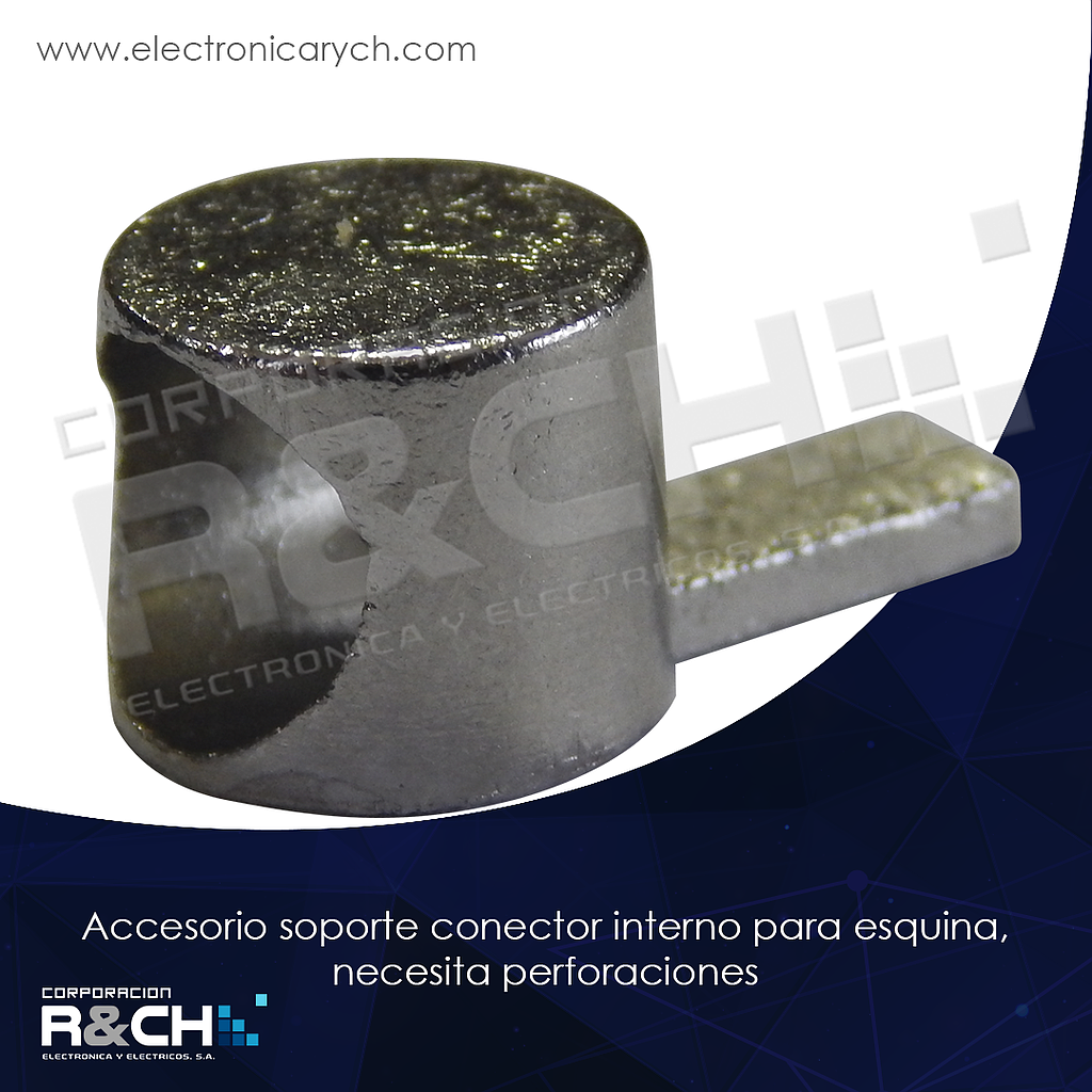 PF-450 accsorio soporte conector interno para esquina, necesita perforacion s