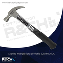 HM-80-MFC-20 martillo mango fibra de vidrio 20oz PROTOL