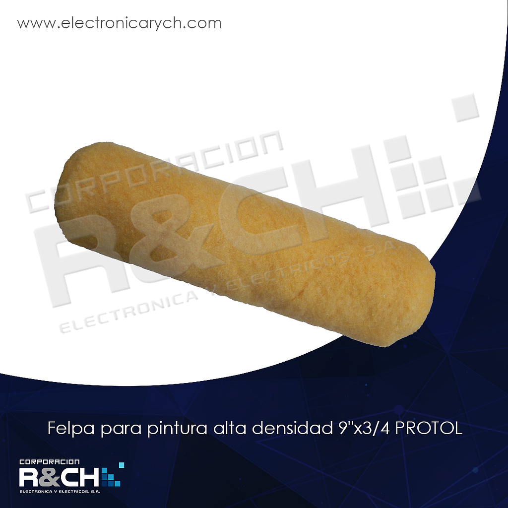 HM-80-MOP9A-3/4 felpa para pintura alta densidad 9"x3/4 PROTOL