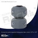 HM-80-N05 conector para reparar manguera tipo union 1/2" a 1/2"