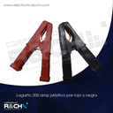 TM-390 lagarto 200 amp plastico par rojo y negro NB-390