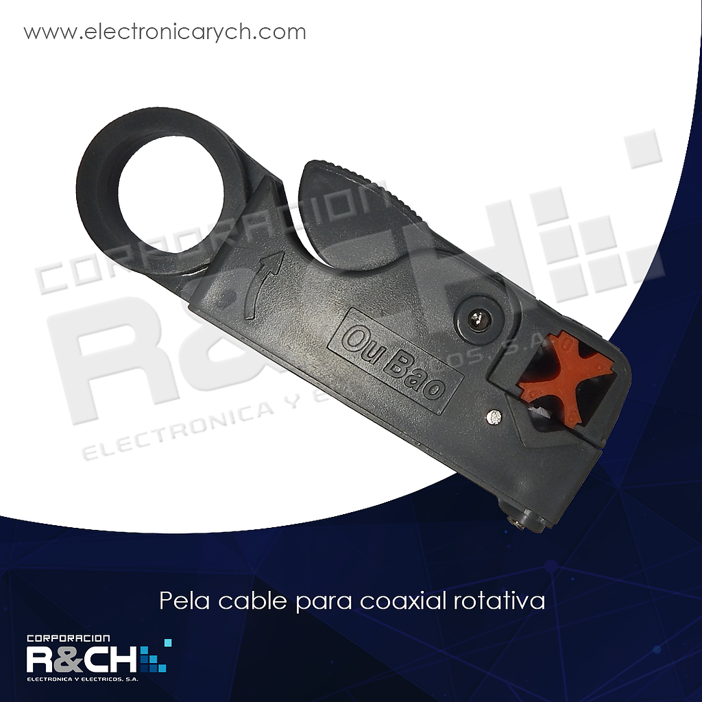 M-394 pela cable para coaxial rotativa