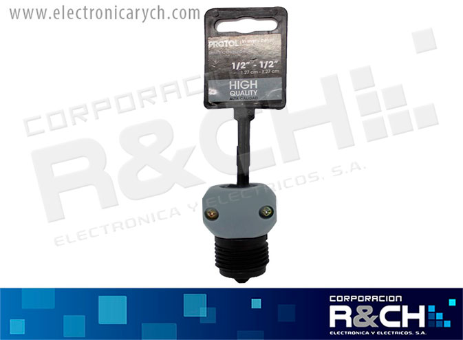 HM-80-N11 conector macho para manguera 1/2" a 1/2"