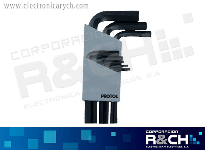 HM-90-AHEX-7M llave allen 7 pcs METRIC